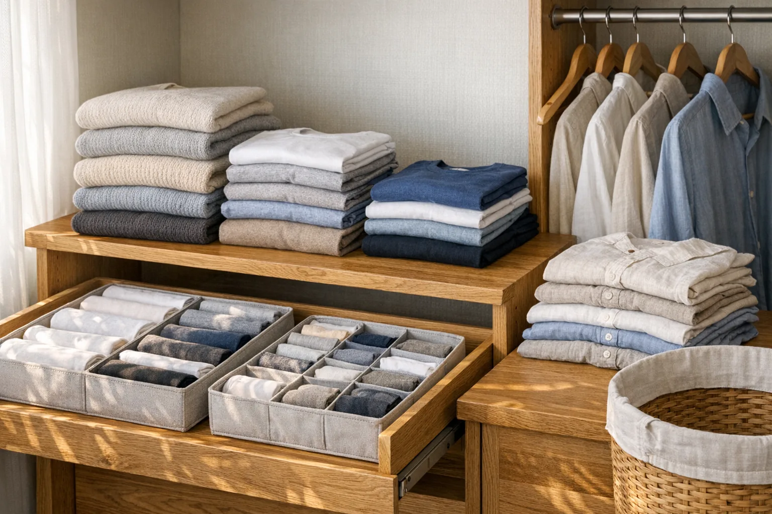 Jak składać ubrania, żeby nie gniotły się w szafie